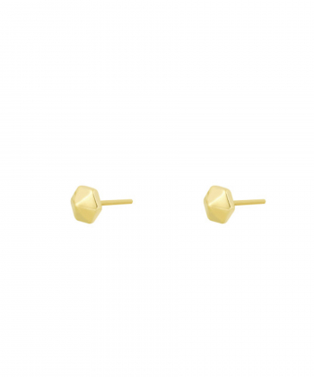 گوشواره میخی پینوش شش ضلعی سه بعدی درریس Doris کد P3591