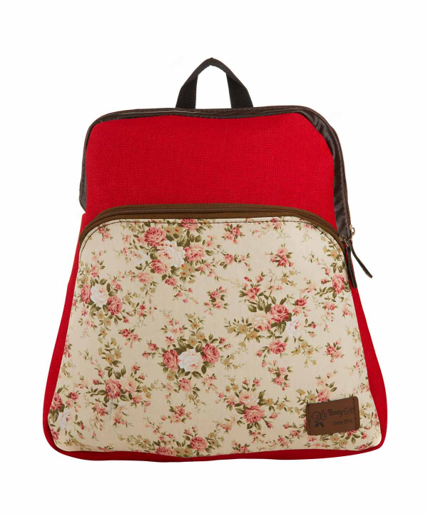 کوله پشتی زنانه گلدار وندی Vandi مدل لاله