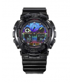 ساعت مچی عقربه ای مردانه کاسیو Casio مدل GA-100RGB-1ADR