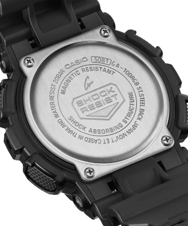 ساعت مچی عقربه‌ای مردانه کاسیو Casio مدل GA-100RGB-1ADR