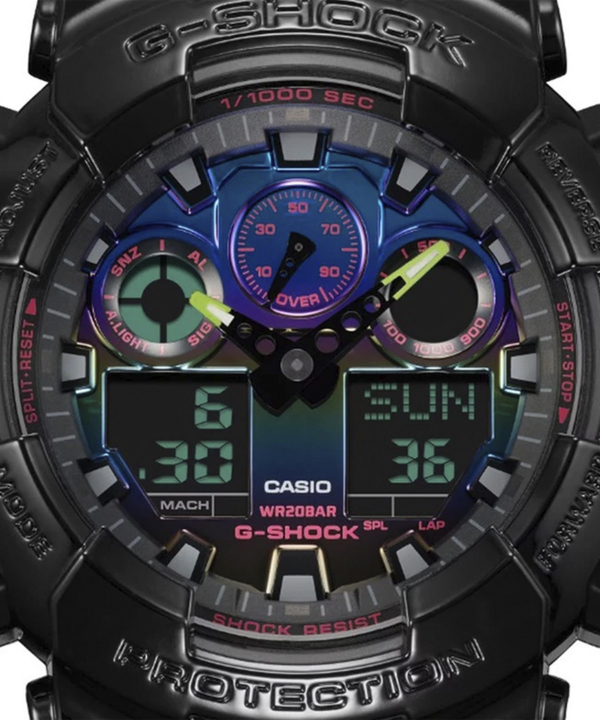 ساعت مچی عقربه‌ای مردانه کاسیو Casio مدل GA-100RGB-1ADR