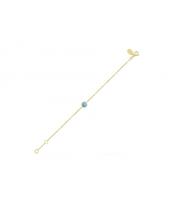 دستبند زنجیری فیروزه خاتون کوچک درریس Doris کد P4308