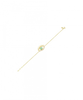 پابند چشم جید نگین دار درریس Doris کد P4403