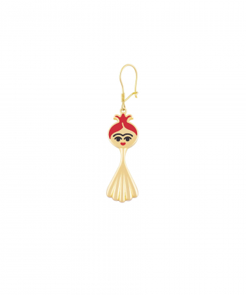 گوشواره عصایی تک لنگه نارین درریس Doris کد P4424