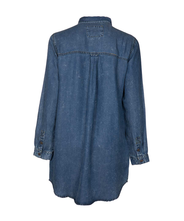 مانتو جین زنانه دکمه‌دار جوتی جینز Jooti Jeans