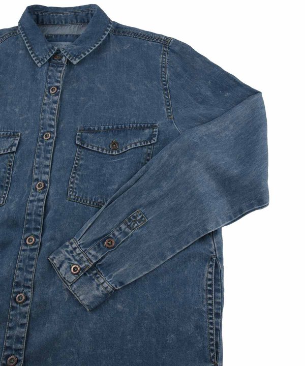 مانتو جین زنانه دکمه‌دار جوتی جینز Jooti Jeans