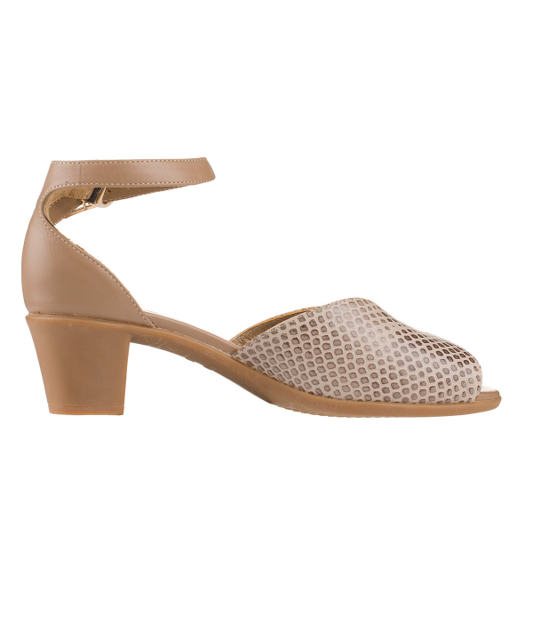 کفش زنانه جلوباز چرم مارال چرم Maral Leather مدل 1008