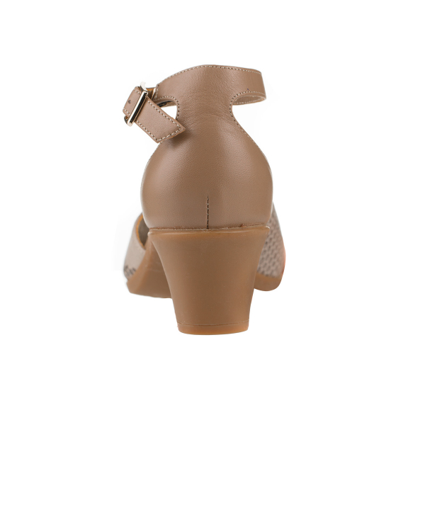 کفش زنانه جلوباز چرم مارال چرم Maral Leather مدل 1008