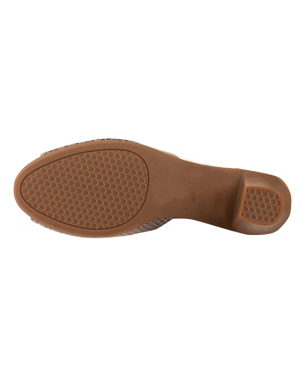 کفش زنانه جلوباز چرم مارال چرم Maral Leather مدل 1008