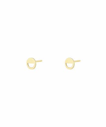 گوشواره میخی دایره نیمه درریس Doris کد P4602