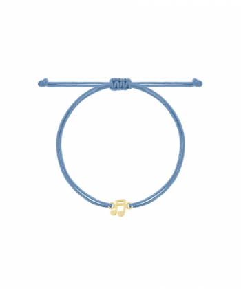 دستبند نخی آبی فولادی نت دولاچنگ کالکشن حوض نقاشی درریس Doris کد P4187