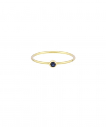 انگشتر تک نگین مشکی با رینگ طناب پیچ دار درریس Doris کد P4230