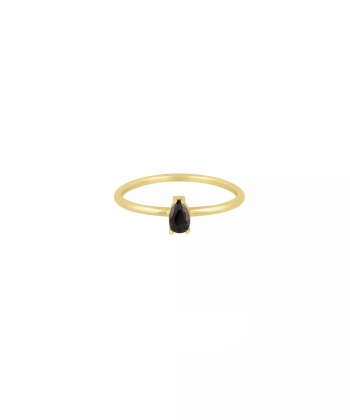 انگشتر تک نگین چکامه درریس Doris کد P4621