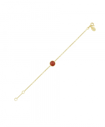 دستبند زنجیری عقیق سحابی درریس Doris کد P4215