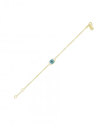 دستبند چشم بدون مژه مینا دار کالکشن حوض نقاشی درریس Doris کد P4219