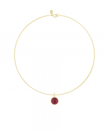 طوق با آویز لعل درریس Doris کد P4168