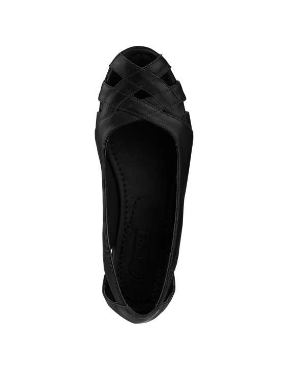 صندل زنانه جلوباز مارال چرم Maral Leather مدل فنس 824