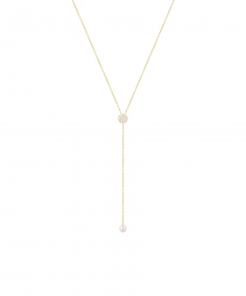 گردنبند فلاور و مروارید درریس Doris کد P4478