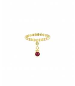 انگشتر گوارسه با آویز مارکو انار درریس Doris کد P810