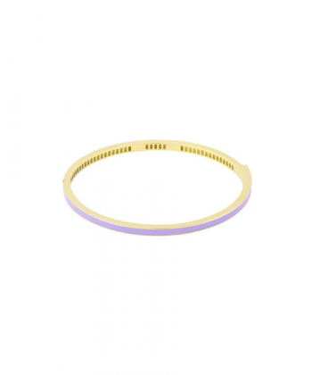 بنگل بیضی با میناکاری یاسی درریس Doris کد P4109