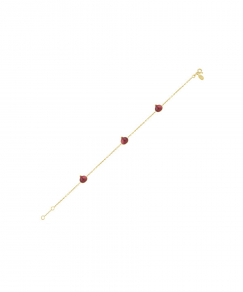 دستبند با سه انار کوزه ای درریس Doris کد P839