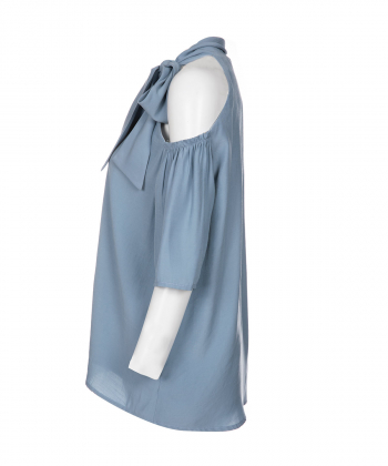 بلوز زنانه یقه پاپیونی سرژه Serge