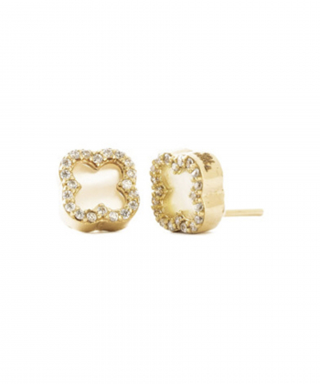 گوشواره ونکلیف دورنگین درریس Doris کد P917