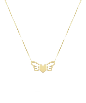 گردنبند قلب بالدار درریس Doris کد P4657