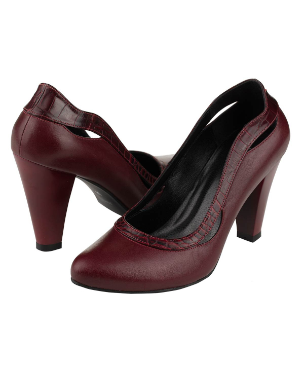کفش پاشنه بلند زنانه مارال چرم Maral Leather مدل هیلاری