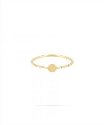 انگشتر دایره با رینگ خطوط موازی درریس Doris کد P4058