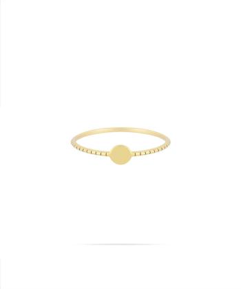 انگشتر دایره با رینگ راه راه درریس Doris کد P4057