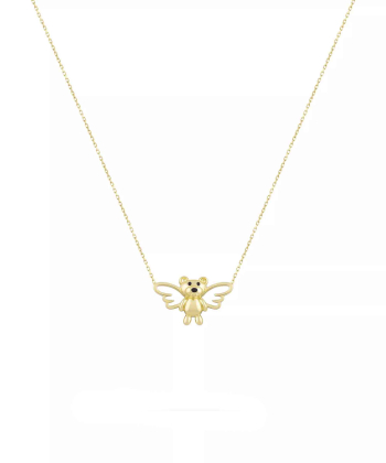 گردنبند ژوبین بالدار با چوبدستی ستاره درریس Doris کد P4692