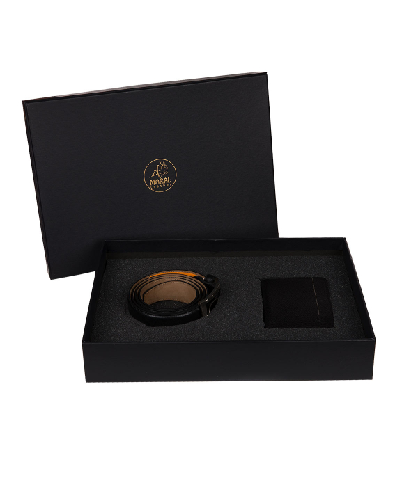 ست چرمی مردانه مارال چرم Maral Leather مدل فرین