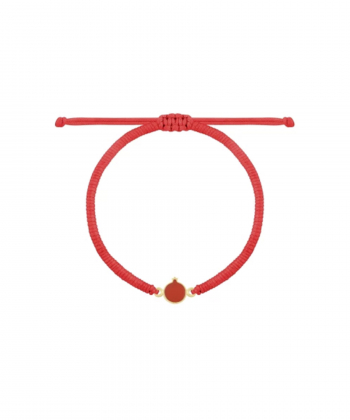 دستبند بافت قرمز انار اینمل قرمز درریس Doris کد P4464