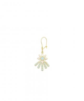 گوشواره عصایی تک لنگه گل آذین درریس Doris کد P4469