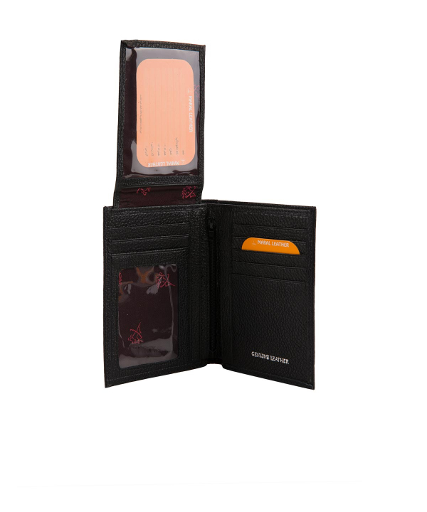 کیف پول جیبی مردانه مارال چرم Maral Leather مدل کاوه