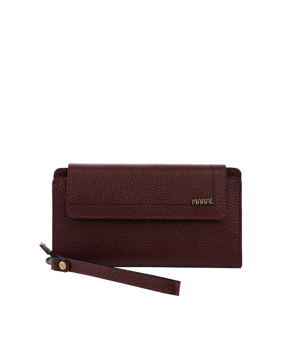 کیف پاسپورتی چرم طبیعی مارال چرم Maral Leather مدل بینالود