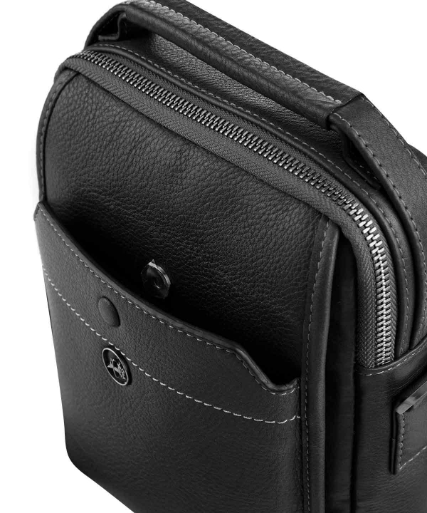 کیف دوشی مردانه مارال چرم Maral Leather مدل آروین