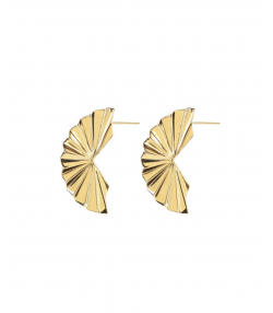 گوشواره میخی بادبزن درریس Doris کد P650