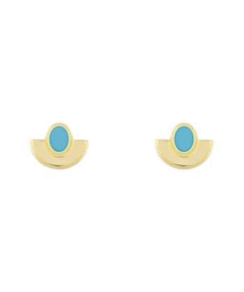 گوشواره میخی ماه آفرید درریس Doris کد P4532