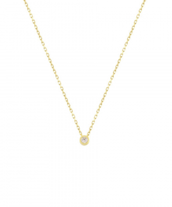 گردنبند تک نگین ریز درریس Doris کد P723