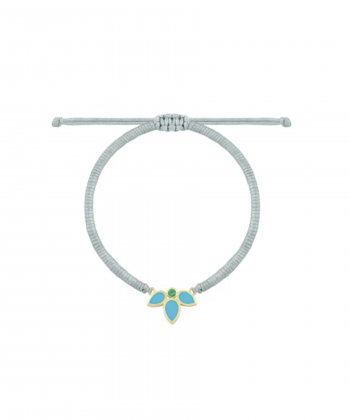 دستبند بافت سبز پاستلی سوسنک درریس Doris کد P4526