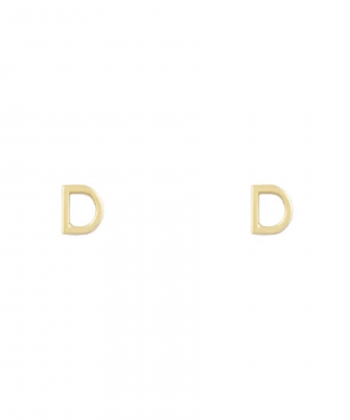 گوشواره میخی حرف D درریس Doris کد P4544