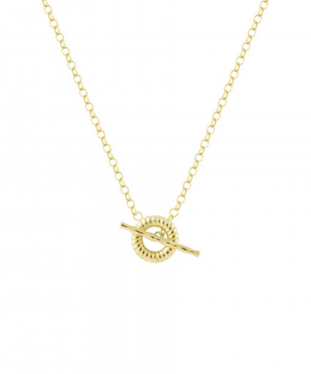 گردنبند حلقه و محور گوارسه گوارسه با محور پیچی درریس Doris کد P770