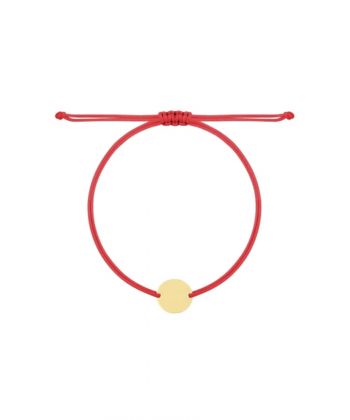 دستبند نخی قرمز دایره درریس Doris کد P4570