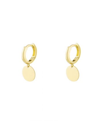 گوشواره روکو دامبله با آویز دایره درریس Doris کد P4813