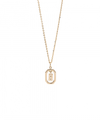 آویز طلا حروف دفینه Dafineh کد P1146-81