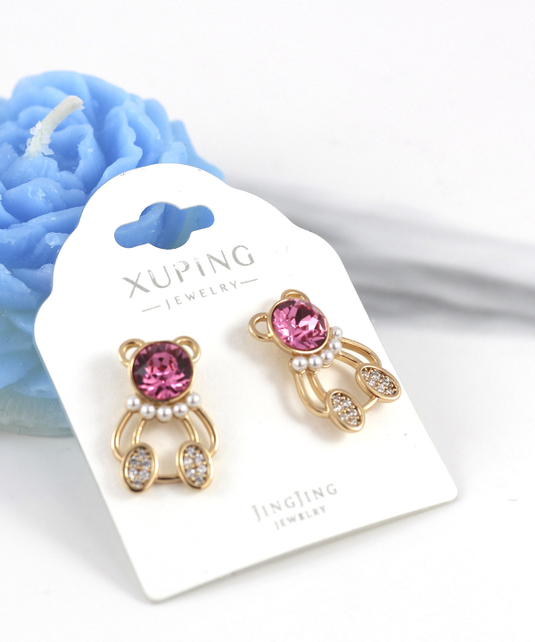 گوشواره زنانه ژوپینگ Xuping نگین سواروسکی کد AAC-920
