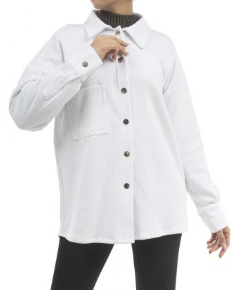 مانتو شومیزی کوتاه زنانه بهبود مدل BEH-501392