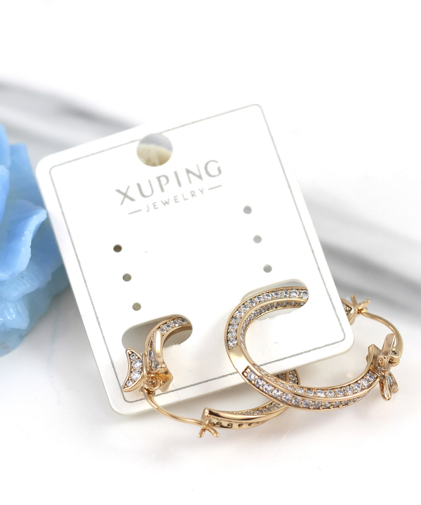 گوشواره زنانه ژوپینگ Xuping مدل ستاره کد AAC-894